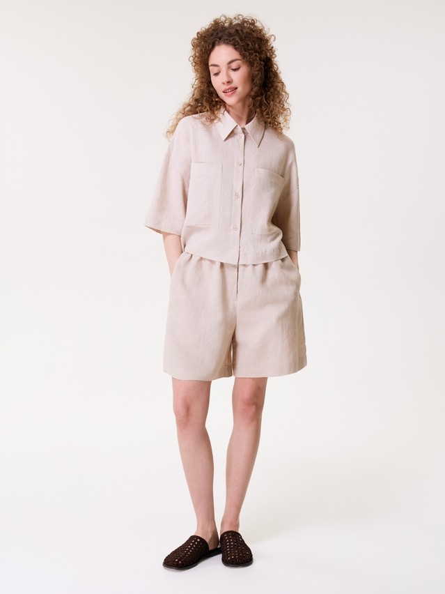 Шорты жен. C LS 3480, р.170-84-90, beige - 1