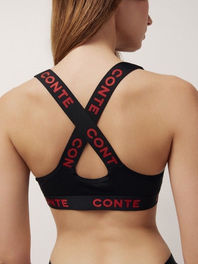 Бюстье женское CE COMFY LINE LBE 2989, р.170-84, black-red - 8