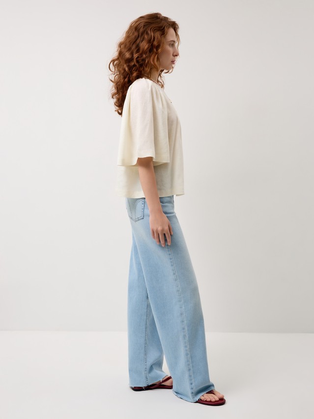 Блузка жен. C LBL 3483, р.170-84-90, ecru - 4