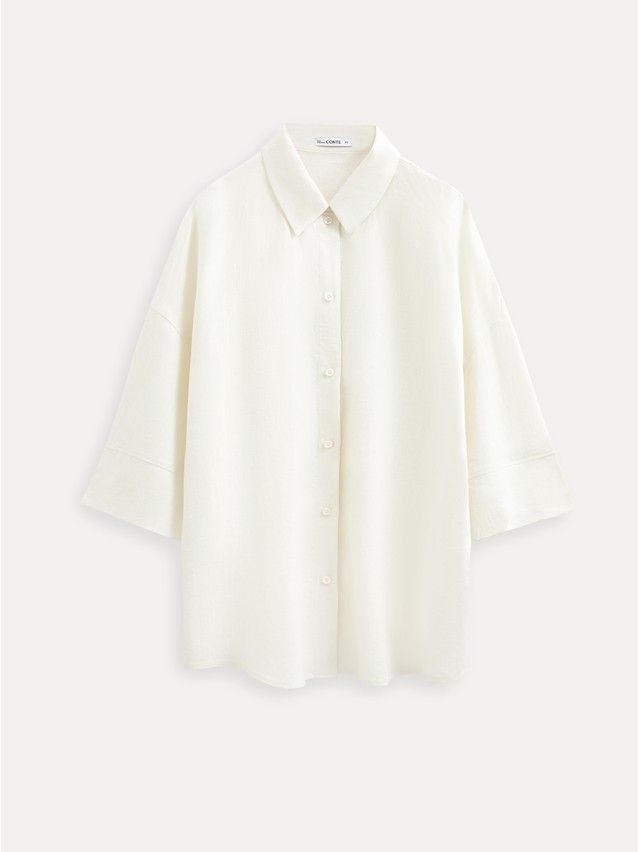 Рубашка жен. C LRU 3482, р.170-84-90, ecru - 5