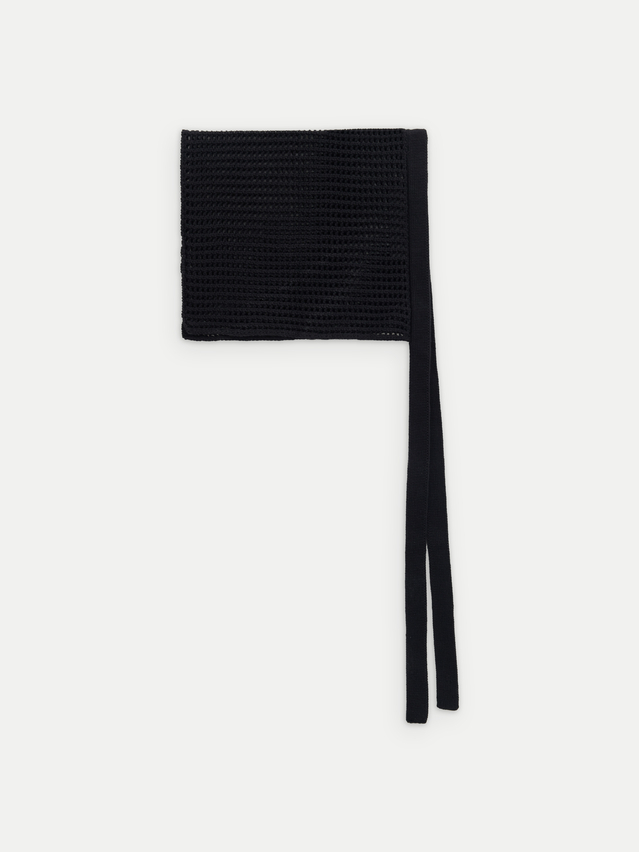 Платок жен. C LDK25195 25С-195СП, р.34*60, black - 7