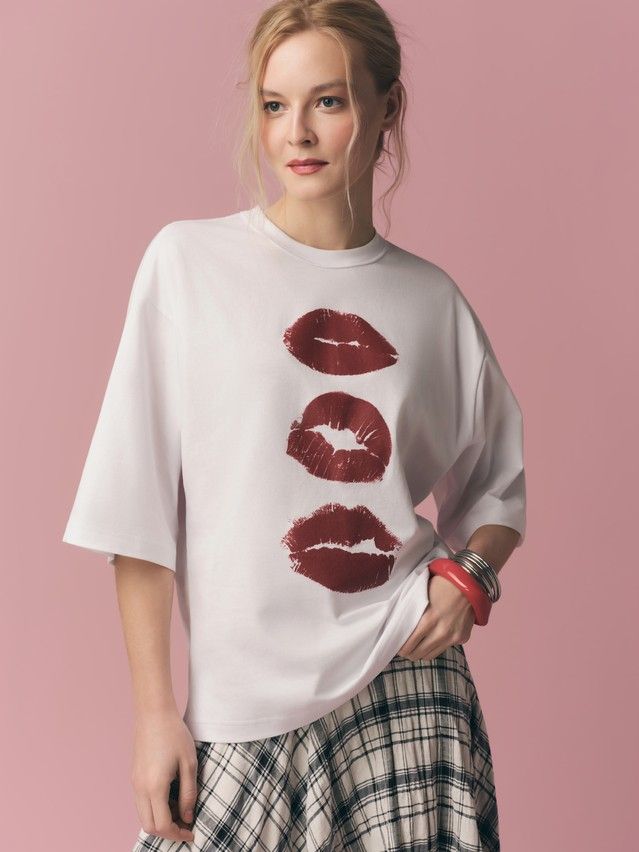 Джемпер женский C LD 3449, р.170-84, white-lips - 6