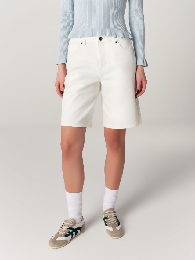 Шорты джинсовые жен. C CON-884, р.170-90, off white - 5