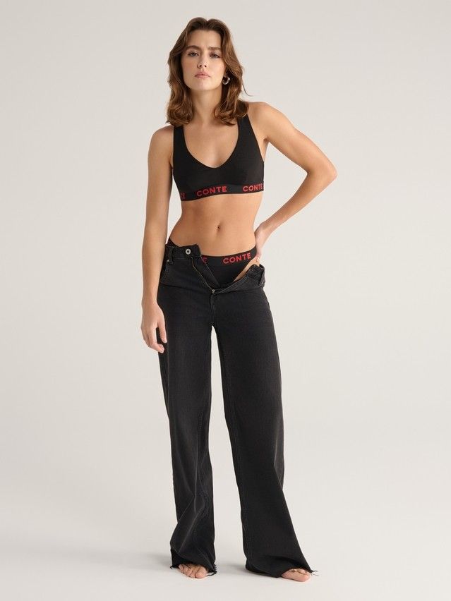 Бюстье женское CE COMFY LINE LBE 2989, р.170-84, black-red - 1