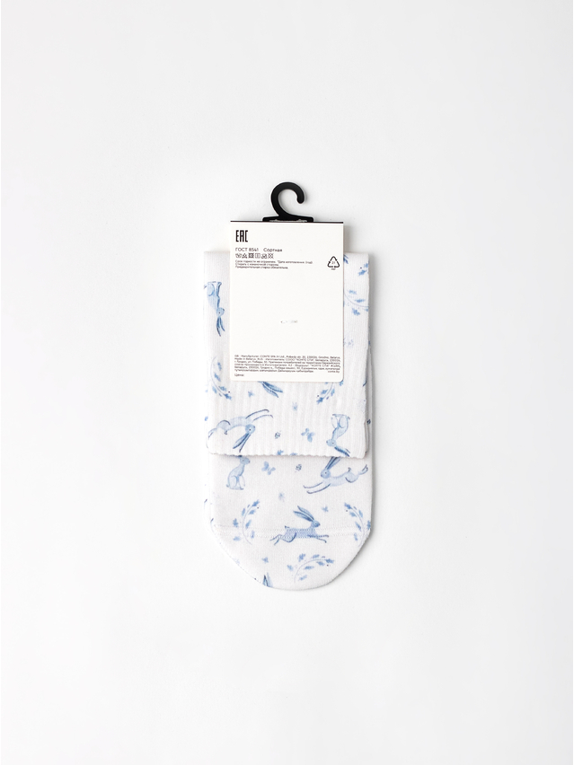 Носки жен. хлопковые CE FANTASY (короткие) 21С-112СП, р.23-25, 1177 молочный - 2