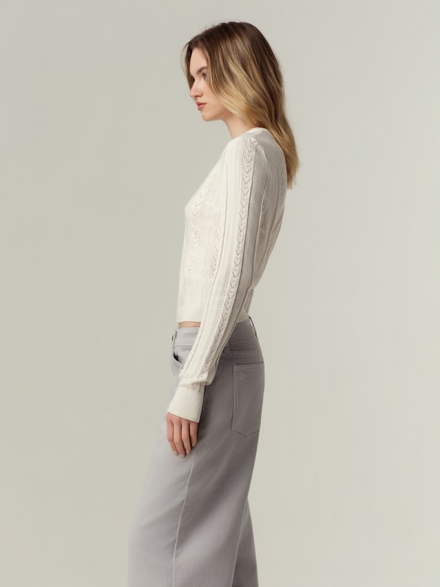 Жакет женский CE LDK2575 25С-75СП, р.170-84, ecru - 4