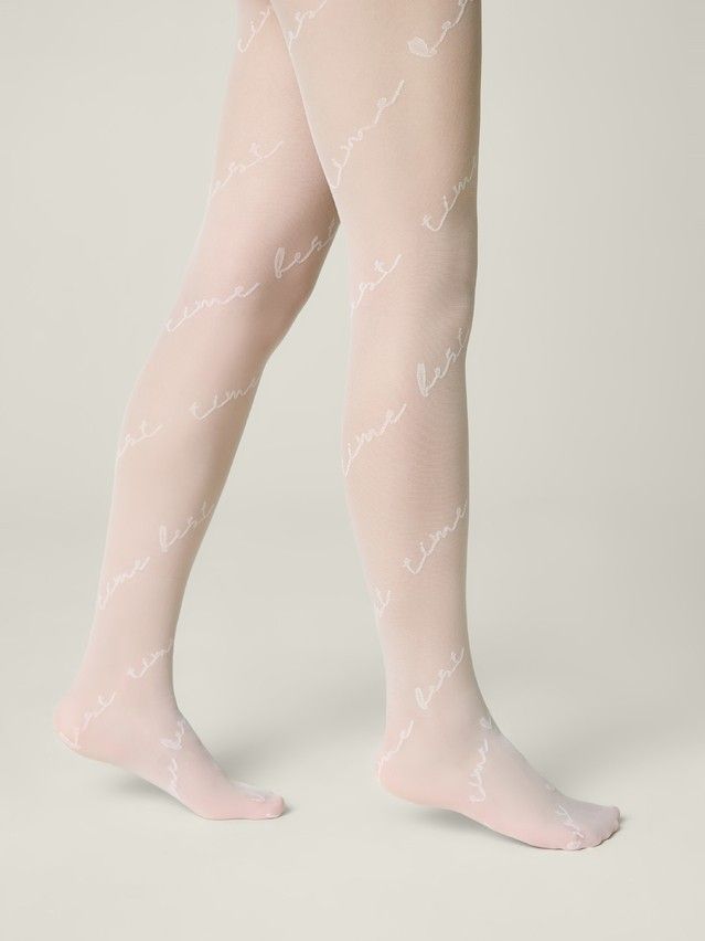 Колготки детские полиамидные CE GRACE, р.146-152, bianco - 1
