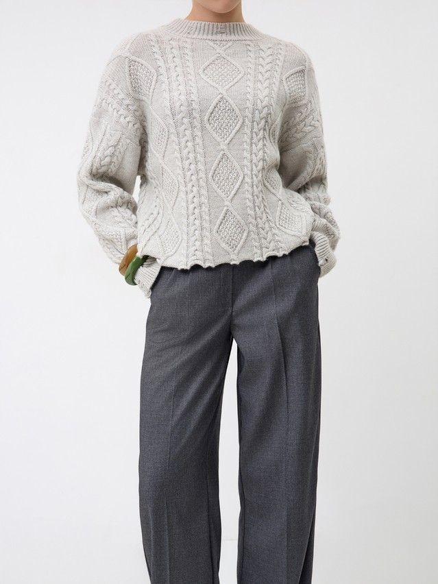 Джемпер женский CE LDK24129 24С-129СП, р.170-84, gray melange - 5