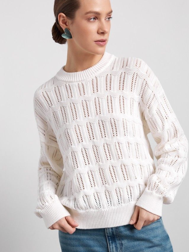 Джемпер женский CE LDK2565 25С-65СП, р.170-84, ecru - 4