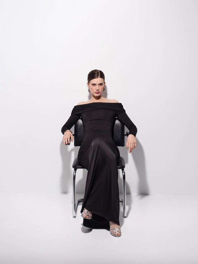 Платье женское C LPL 3417, р.170-84-90, black - 4