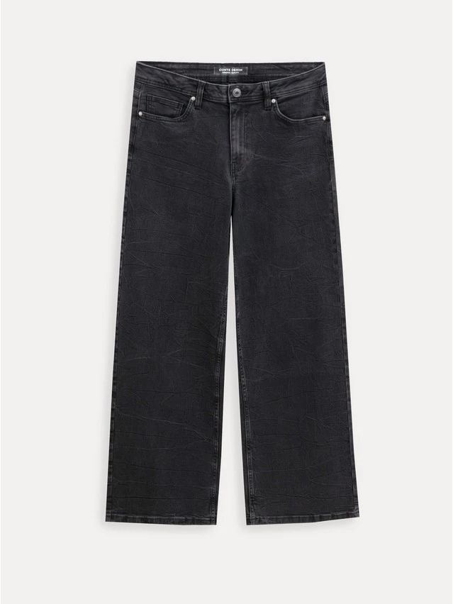Джинсы жен. C CON-972, р.164-90, washed black - 11