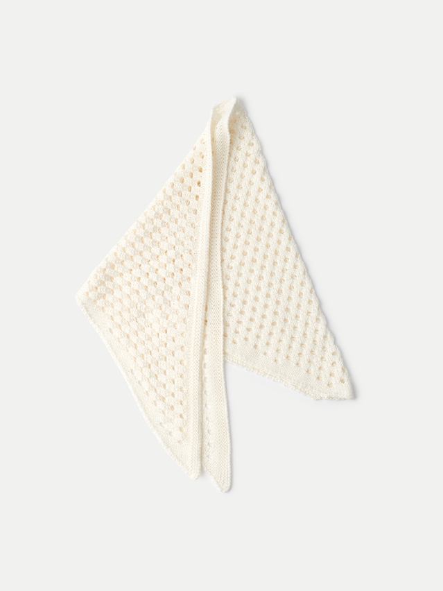 Косынка жен. C LDK25194 25С-194СП, р.42*108, ecru - 1