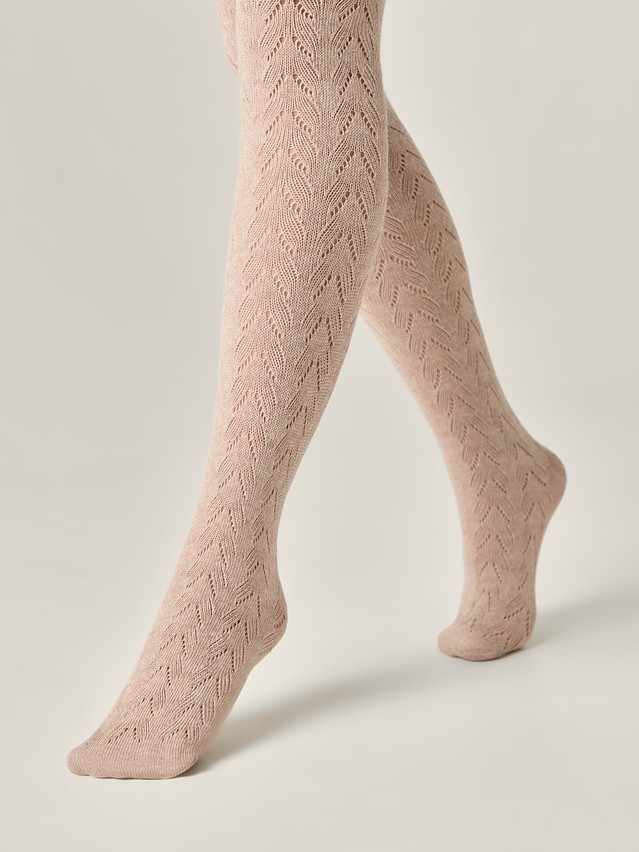 Колготки женские хлопковые CE AJOUR 300 24С-146СП, р.2, 075 beige - 2