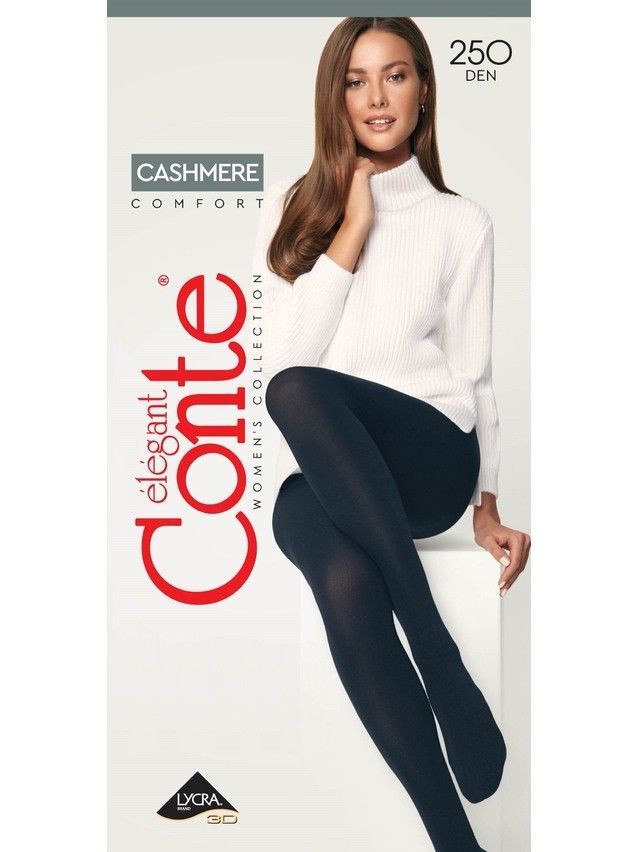 Колготки вискозные женские CASHMERE 250 14С-122СП, p. 2, nero - 6