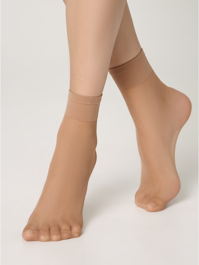 Носки женские CE SOLO 20 (2 пары) (коробка),р.23-25, natural - 2