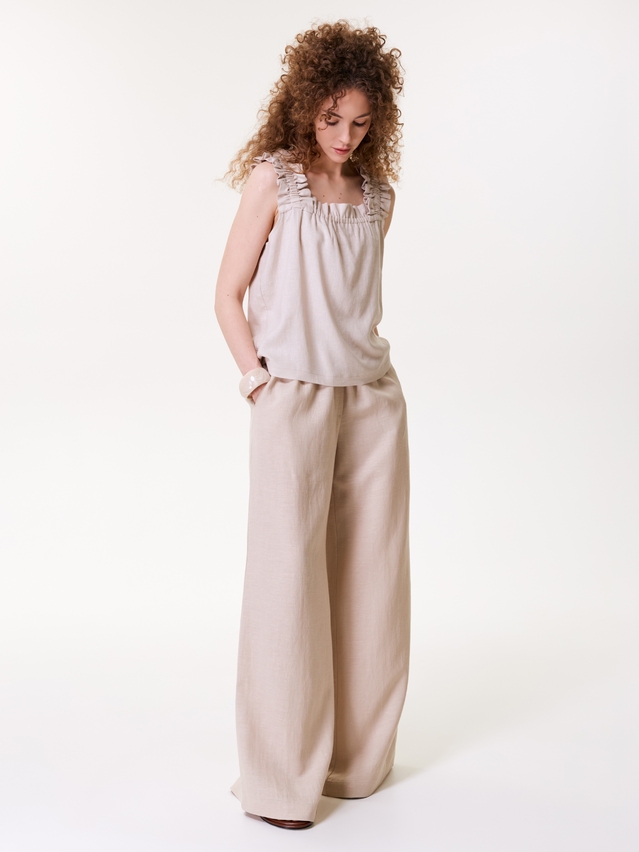 Брюки жен. C LBK 3479, р.170-84-90, beige - 2