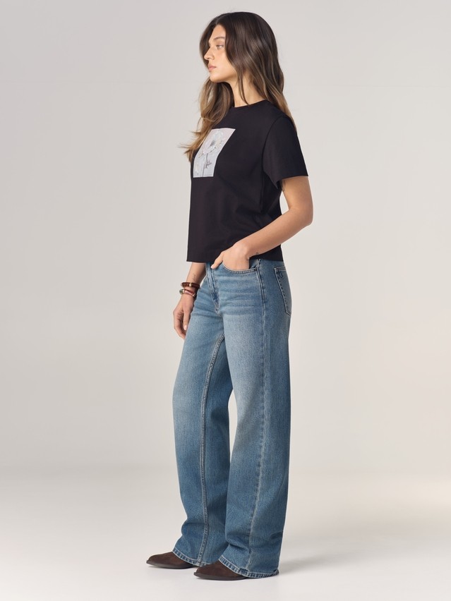 Джемпер женский C LD 3470, р.170-84, black-rosehip - 5