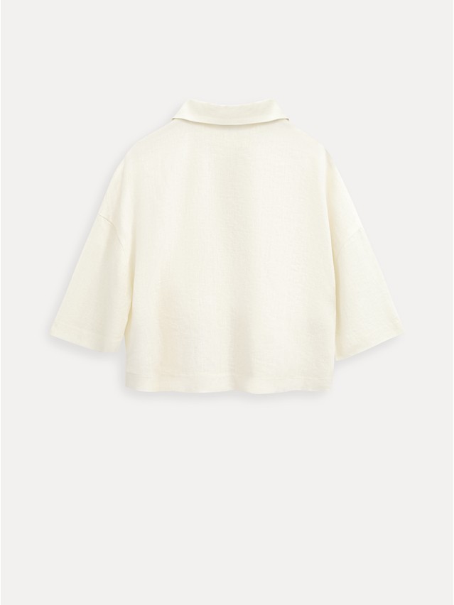 Рубашка жен. C LRU 3585, р.170-84-90, ecru - 6