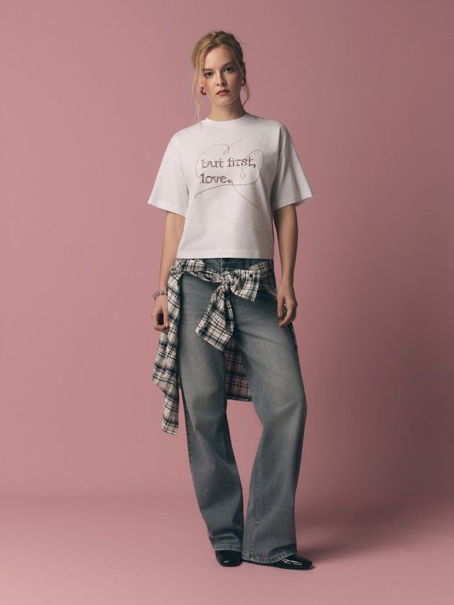 Джемпер женский CE LD 3032, р.170-92, white-love - 5