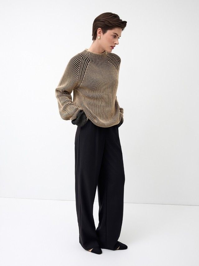 Брюки женские C LBK 3257, р.164-84-90, black - 3