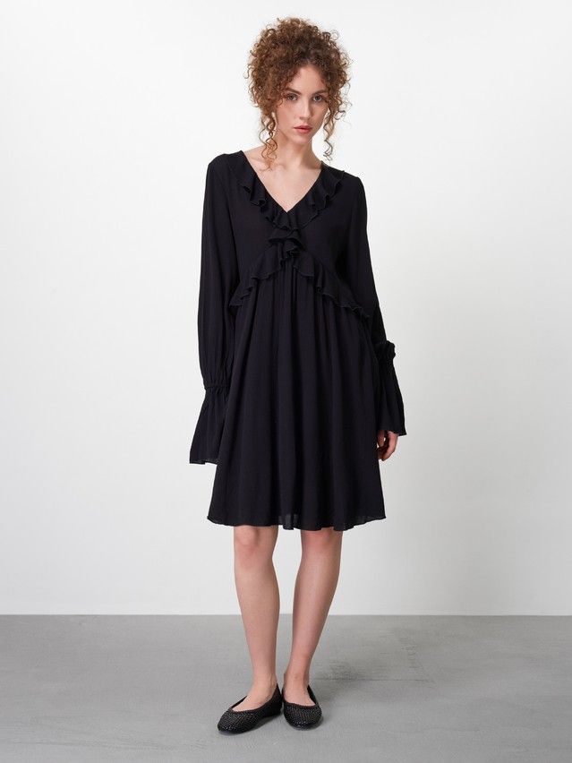 Платье жен. C LPL 3478, р.170-84-90, black - 1