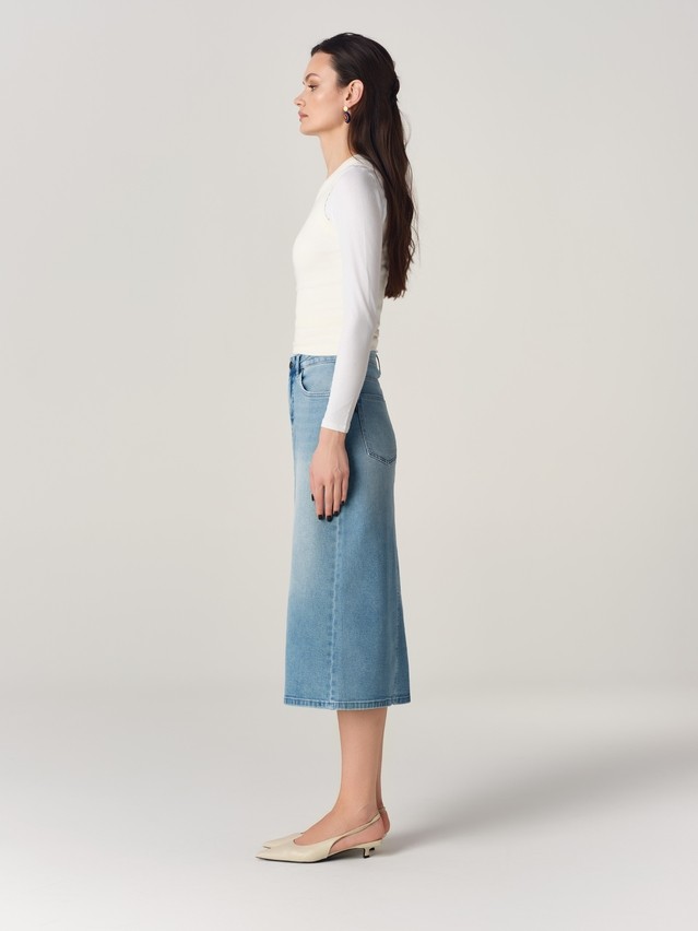 Юбка джинсовая жен. C CON-894, р.170-90, light blue - 3