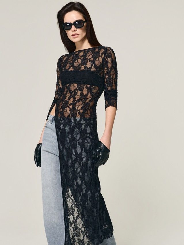 Джемпер женский C LD 3501, р.170-84, black - 4