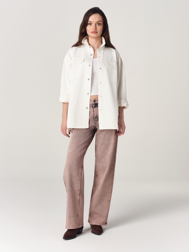 Ветровка джинсовая жен. C CON-924, р.170-84-90, off white - 6