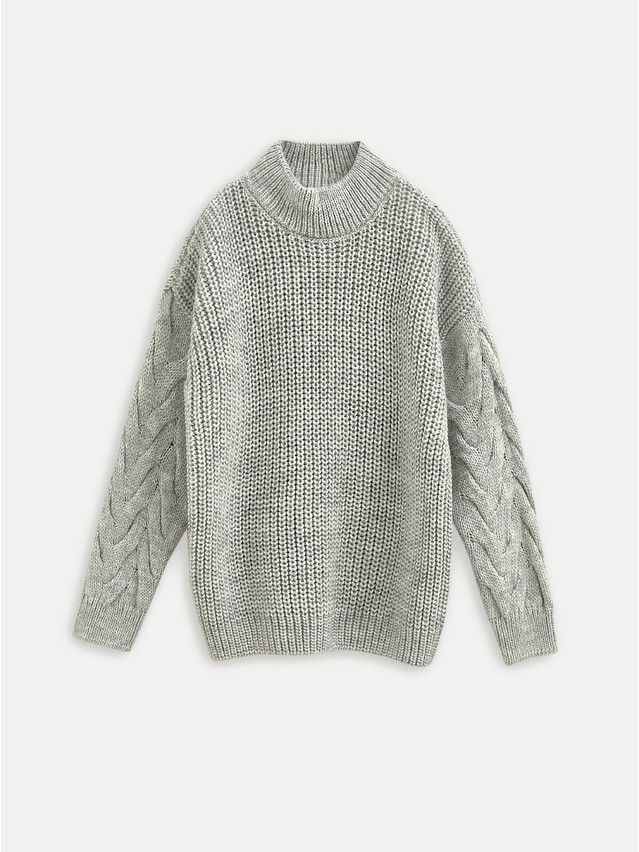 Джемпер женский CE LDK24136 24С-136СП, р.170-84, gray melange - 6