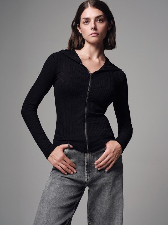 Жакет женский C LJ 3252, р.170-84-90, black - 3