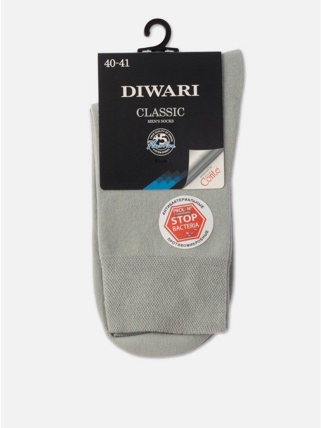 Носки мужские DW CLASSIC (антибактериальные) 7С-40СП, р.40-41, 000 серый - 3