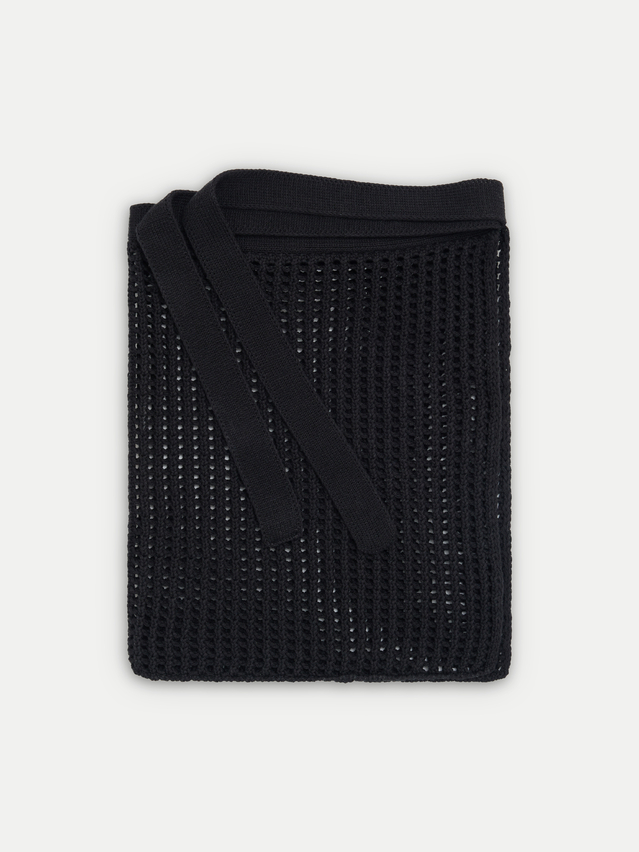 Платок жен. C LDK25195 25С-195СП, р.34*60, black - 6