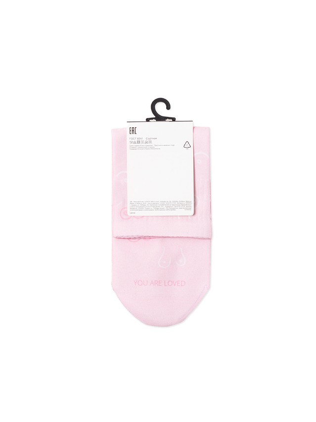 Носки женские хлопковые CE FANTASY (короткие) 21С-112СП, р.23-25, 1098 светло-розовый - 5
