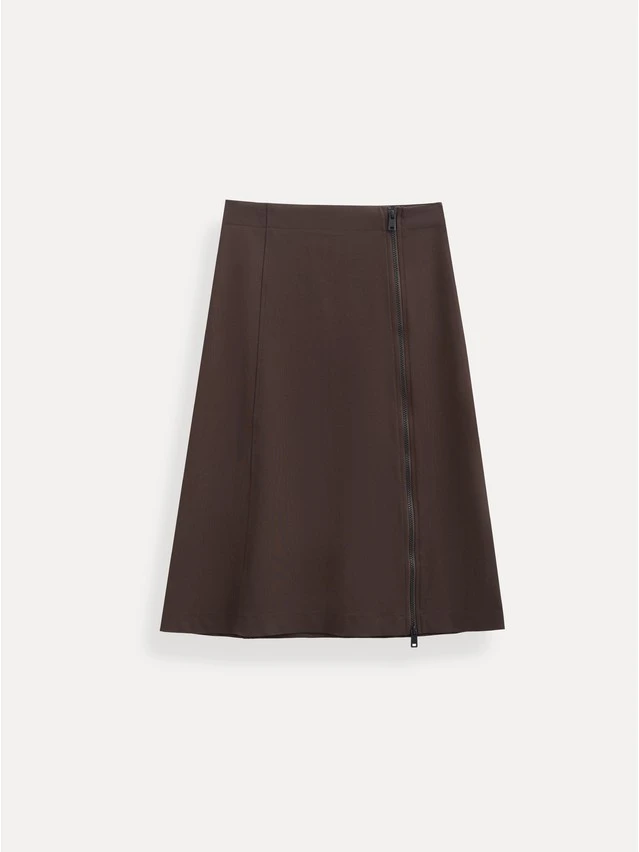 Юбка жен. C LU 3627, р.170-90, dark brown - 1