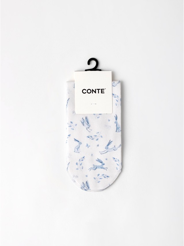 Носки жен. хлопковые CE FANTASY (короткие) 21С-112СП, р.23-25, 1177 молочный - 1