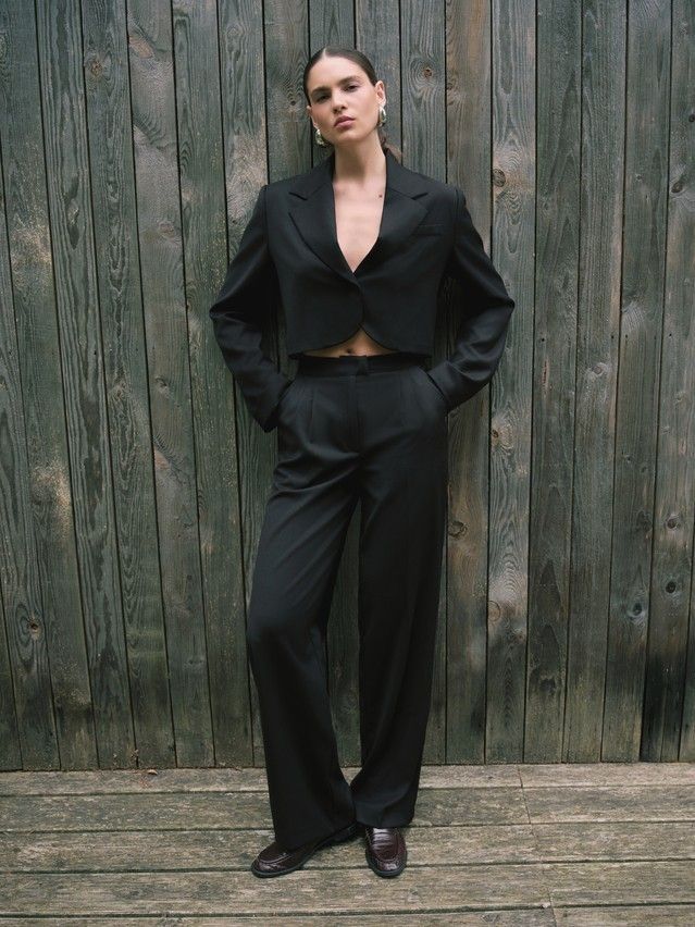 Брюки женские C LBK 3257, р.164-84-90, black - 2