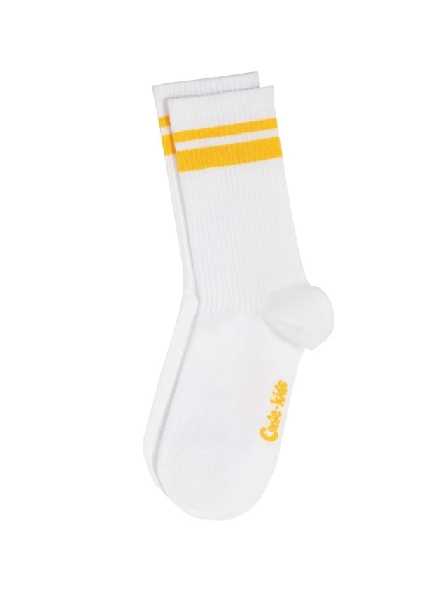 Носки детские CK ACTIVE 20С-167СП, р.16, 1020 белый-желтый - 4