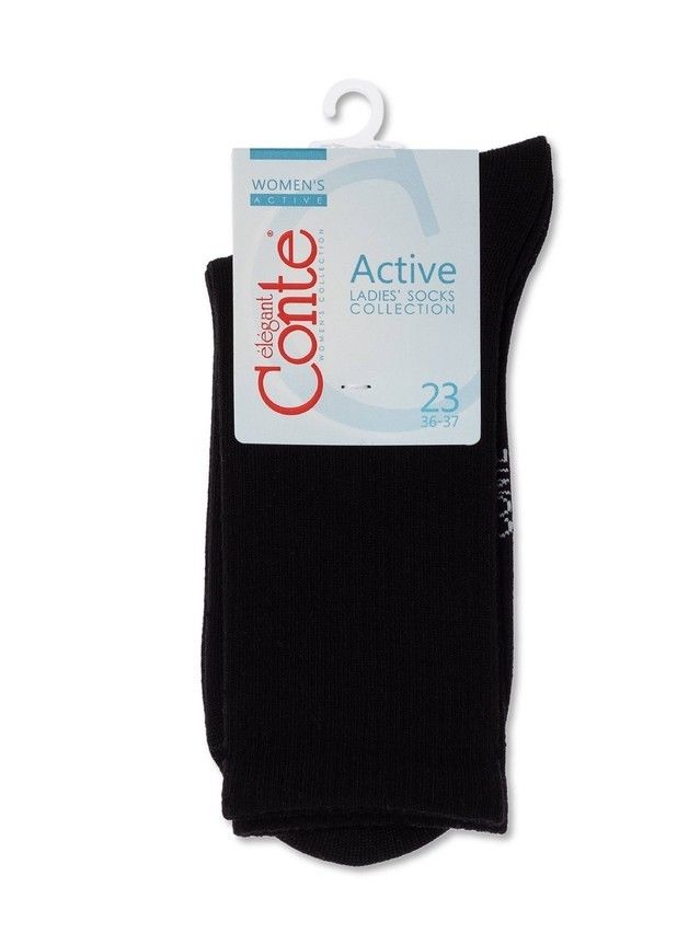 Носки женские хлопковые CE ACTIVE 20С-20СП, р.23-25, 000 черный - 3