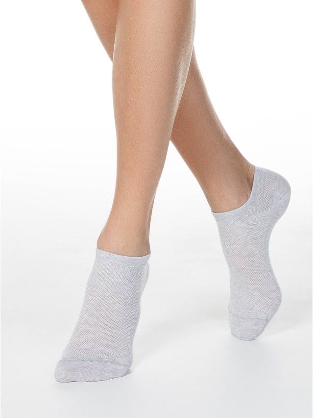 Носки женские хлопковые CE ACTIVE (короткие) 19С-183СП, р.23-25, 484 светло-серый - 1