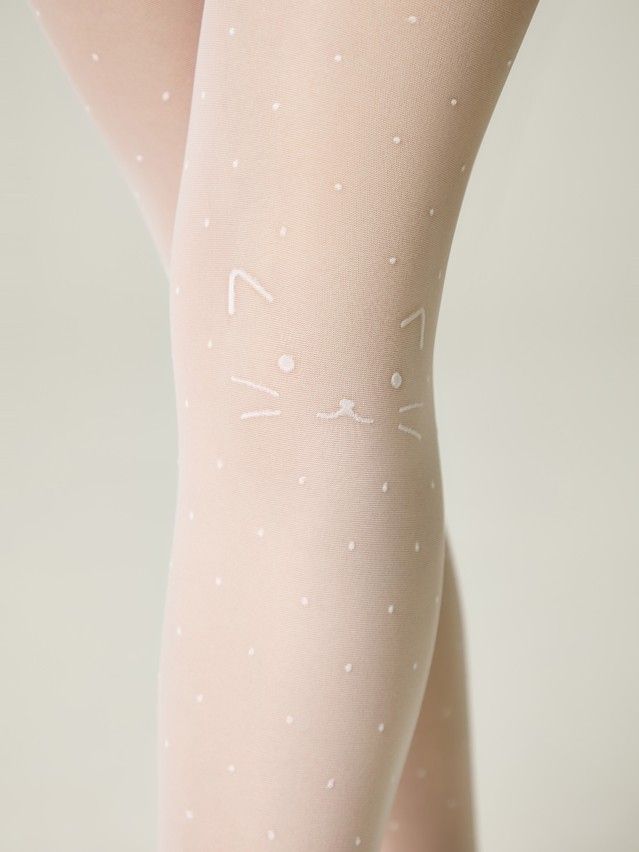 Колготки детские полиамидные CE KATIE, р.116-122, bianco - 3