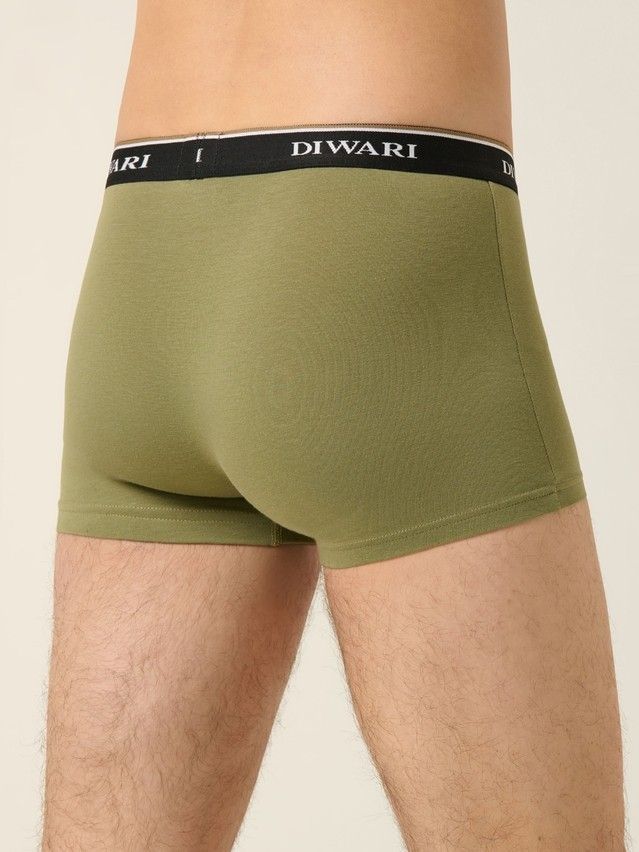 Трусы мужские DW PREMIUM MSH 1568 (бандероль),р.78,82, khaki-black strip - 2