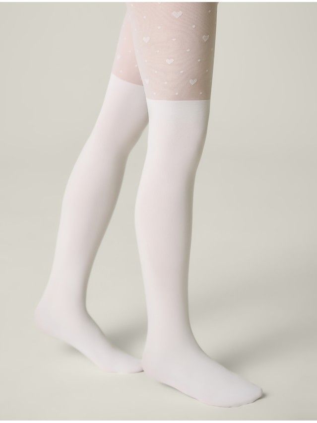 Колготки детские полиамидные CE SWEET GIRL, р.116-122, bianco - 3