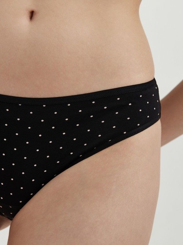 Трусы женские CE PRINT DOTS LB 2546, р.90, black-cameo - 3