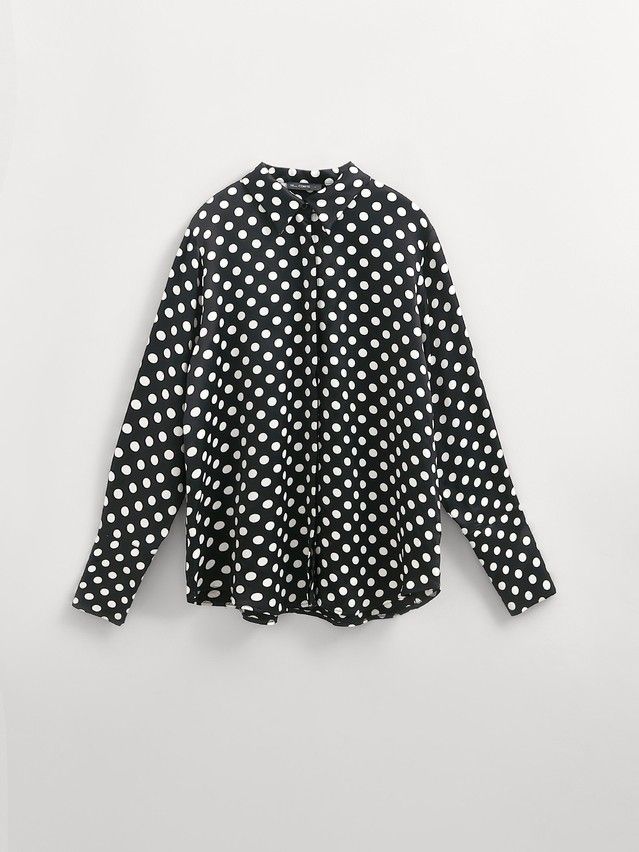 Блузка женская CE LBL 3314, р.170-84-90, black-white dots - 8