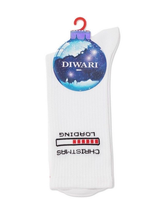Носки мужские DW NEW YEAR 21С-35СП, р.42-45, 281 белый - 3