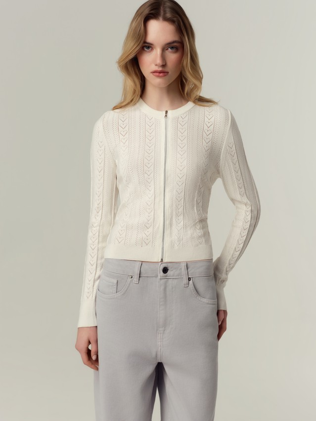 Жакет женский CE LDK2575 25С-75СП, р.170-84, ecru - 1