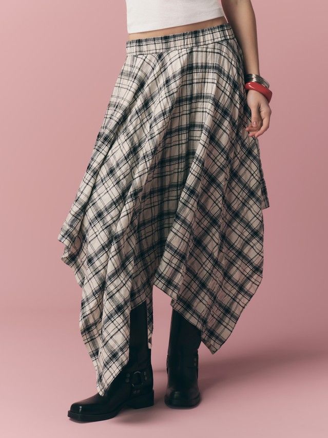 Юбка женская C LU 3517, р.170-90, white-black - 4