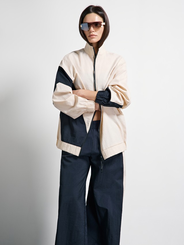 Жакет женский C LJ 3512, р.170-84-90, beige-black - 2