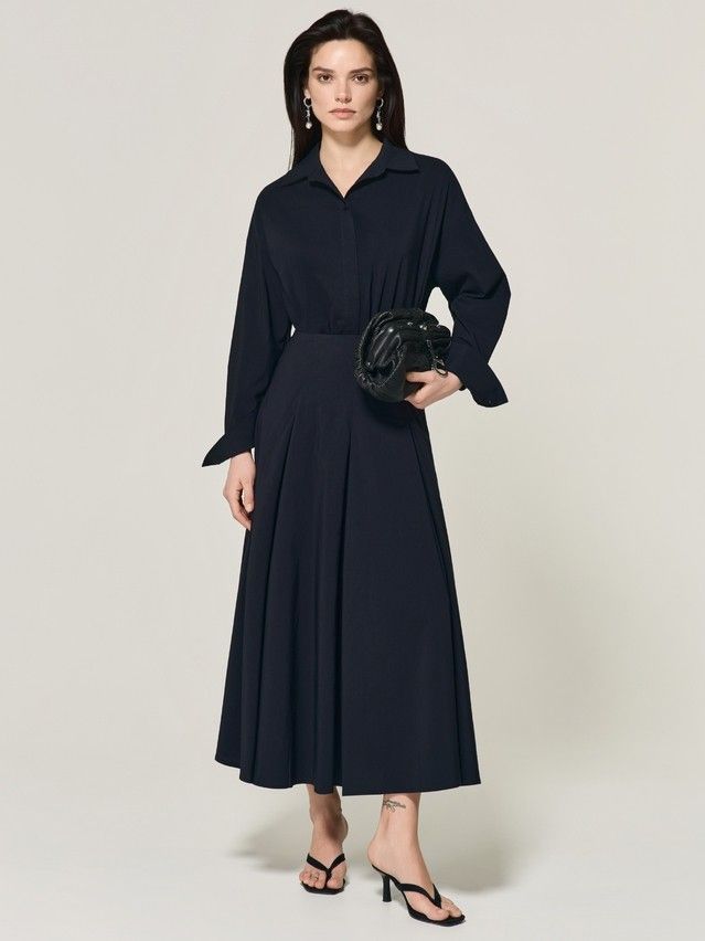 Рубашка женская C LRU 3439, р.170-84-90, black - 1