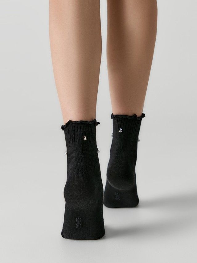 Носки жен. хлопковые C 26С-26СП, р.23-25, 1157 черный - 3